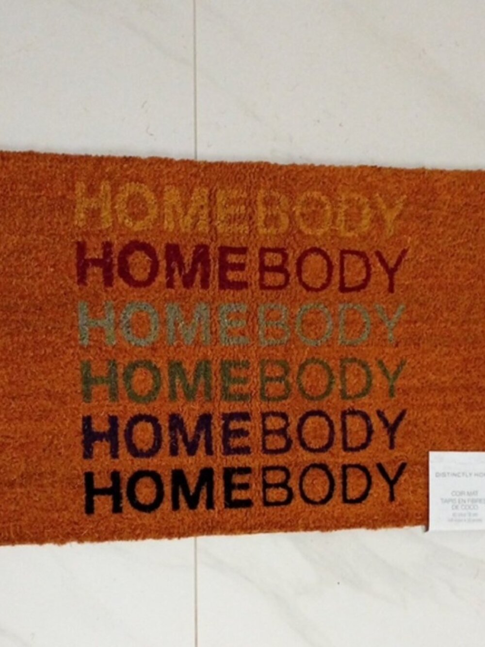 Distinctly Home HOMEBODY Coir Door Mat 18" x 30"